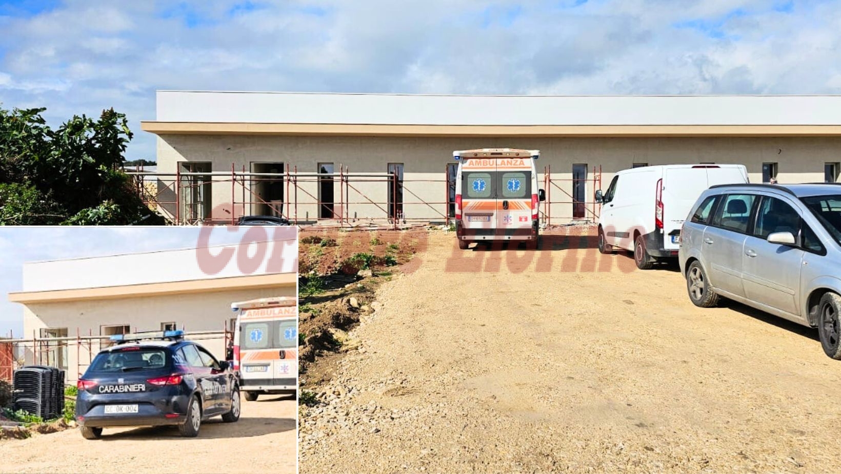 Rosolini, cade da una scala nel cantiere della Casa di Comunità: 60enne in codice rosso