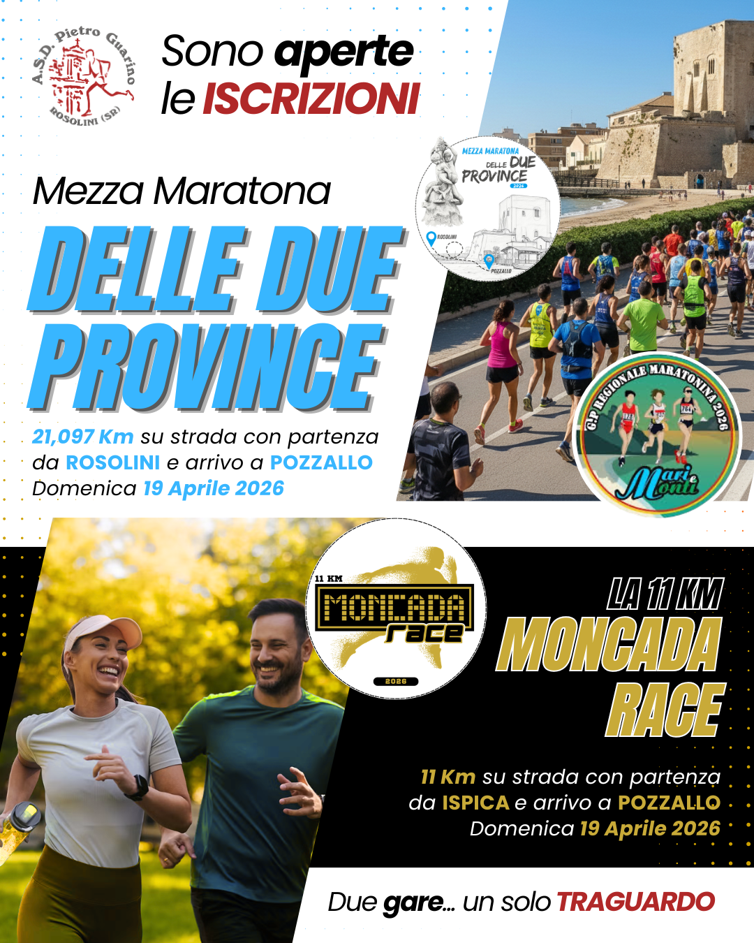 La Mezza Maratona delle Due Province torna il 19 aprile: Sicilia in corsa tra Siracusa e Ragusa