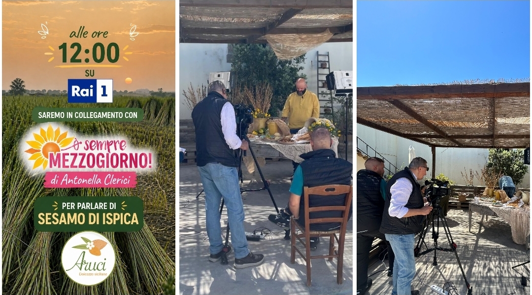Aruci in tv su Rai 1: protagonista il sesamo di Ispica e la tradizione della giuggiulena
