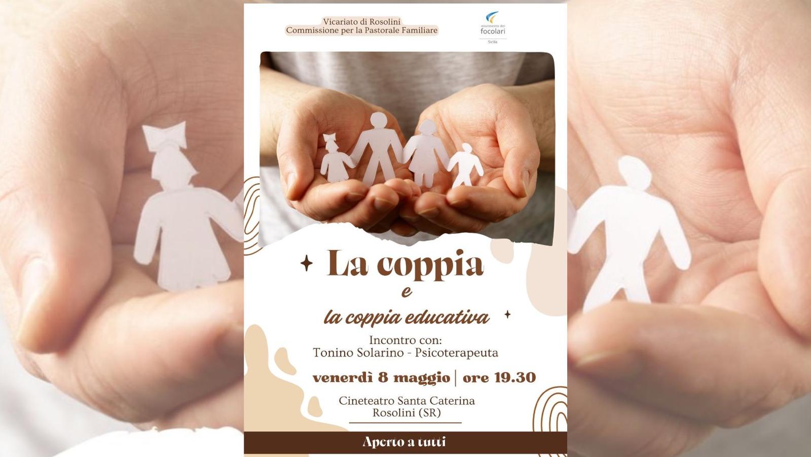 Rosolini, incontro su famiglia ed educazione: “La coppia e la coppia educativa” al Santa Caterina