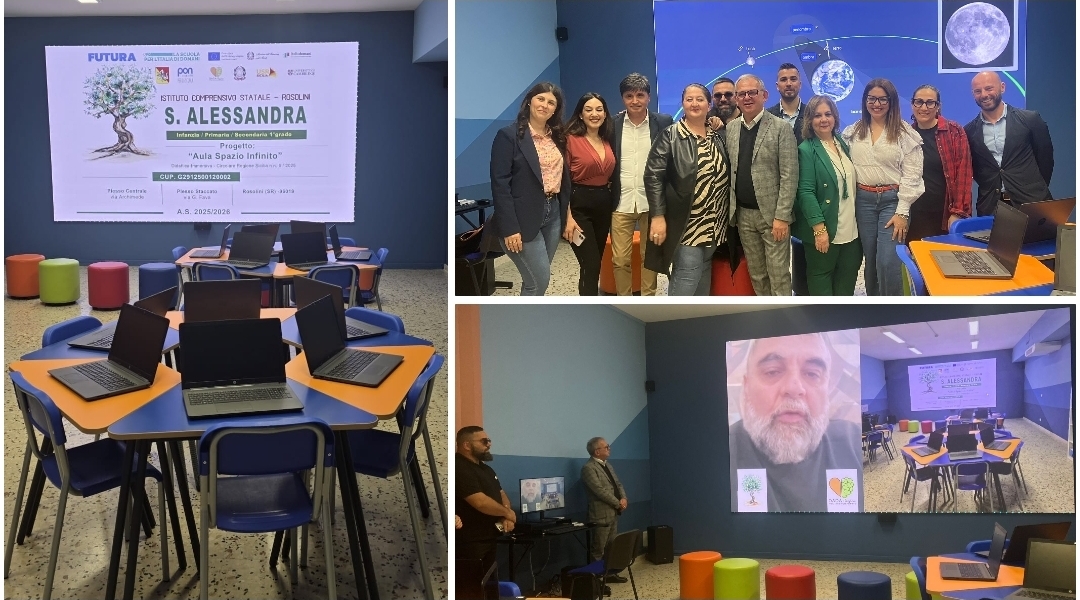 Il Santa Alessandra apre le porte alla didattica del futuro, inaugurata la nuova aula immersiva