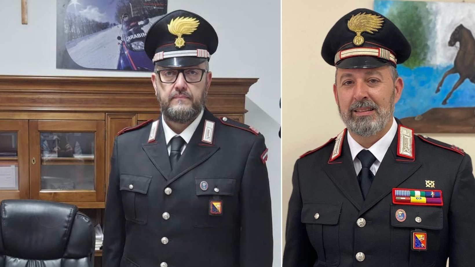 Rosolini, cambio al vertice dei Carabinieri: Trifirò alla stazione, Amore al Radiomobile di Siracusa