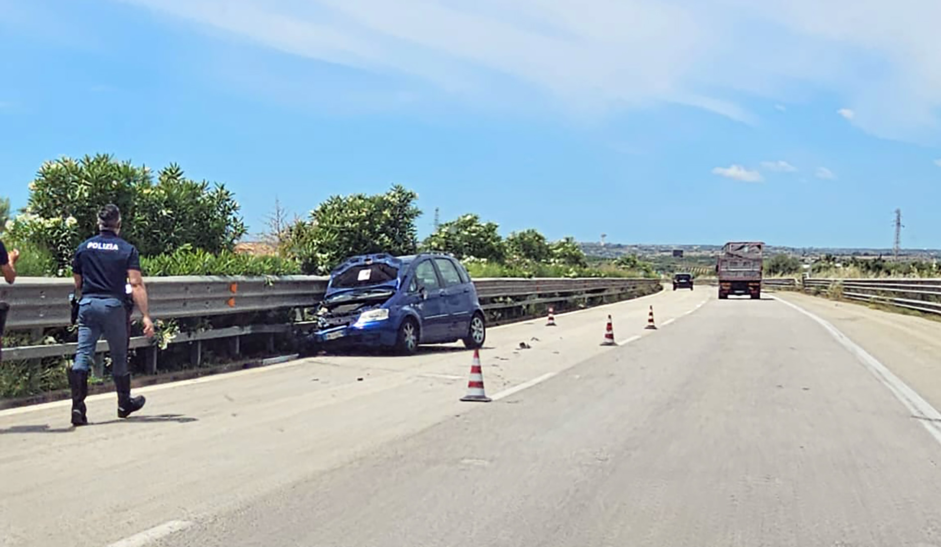 Incidente autonomo sulla A18 tra Noto e Rosolini: grave una 42enne rosolinese